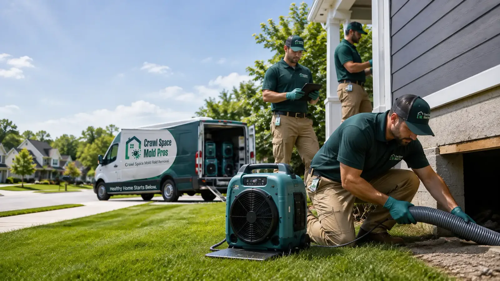 Crawl Space Mold Removal in Bountiful, UT
